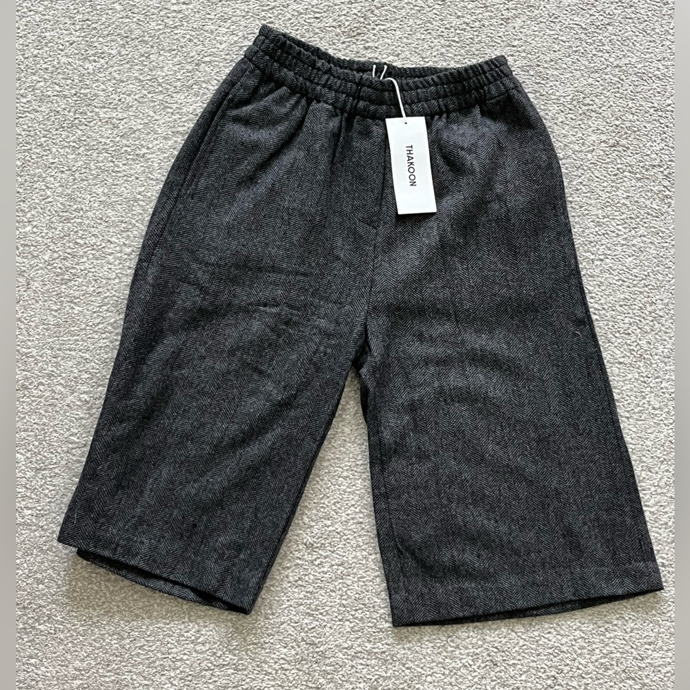 NWT Thakoon Wool Gray Culotte Size 4
